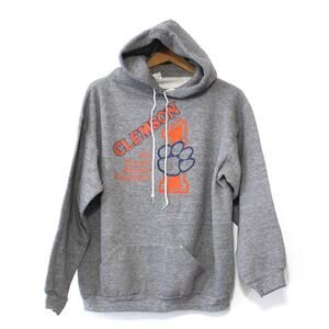 Vintage Clemson University Tigers Hooded Sweatshirt XL